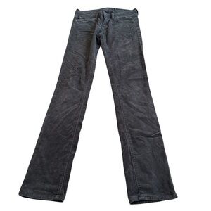 AG Adriano Goldschmeid Anthropologie charcoal grey cargo khaki pants